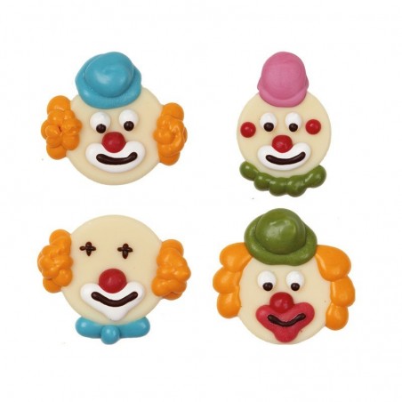 1024490 TÊTE DE CLOWN CHOCOLAT 80PCES S/CDE