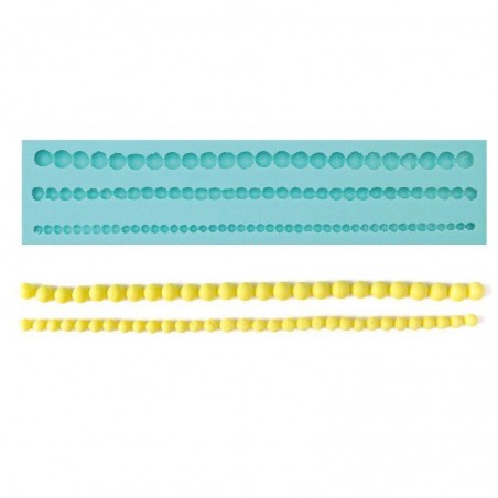 30334 SILICONE MOULE PARELS 19,2 X 4,5 CM  STUK