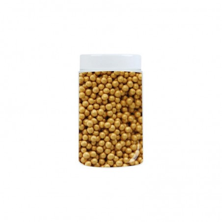 57594 PARELS GOUD SOFT 6 MM 400 G  POTJE