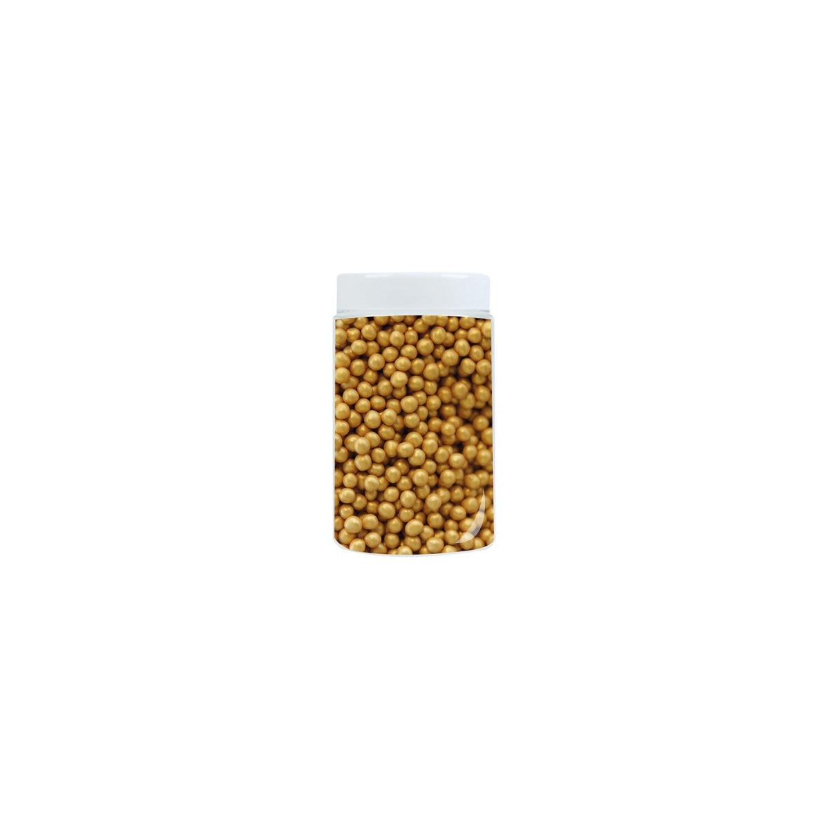 57594 PARELS GOUD SOFT 6 MM 400 G  POTJE