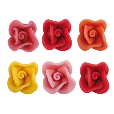 61002 ROZEN MEDIUM ASSORTIMENT  30 STUKKEN  DOOS