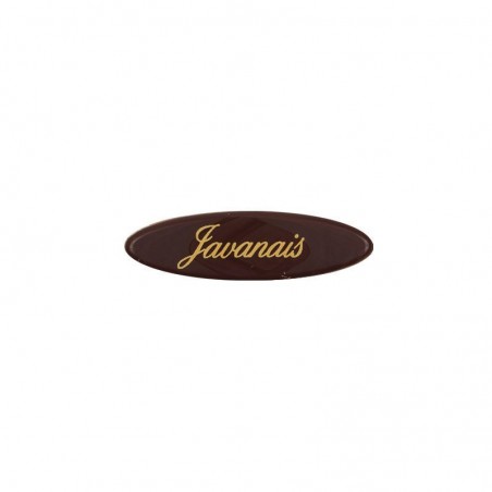 2064026 PLAQUETTE CHOCOLAT  "JAVANAIS" 45X13MM  300PCES