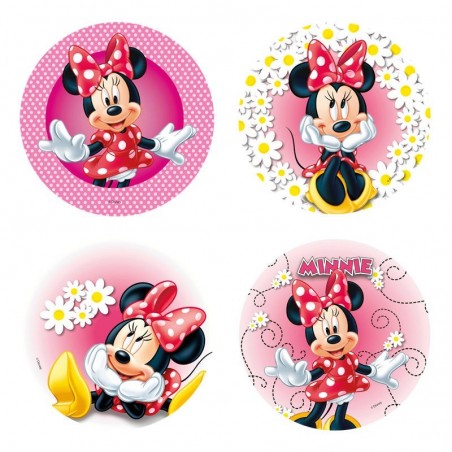 + 72151  DISQUE EN AZYME MINNIE 21CM  S/CD