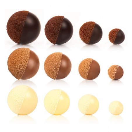 + 77063  ASSORTIMENT BOULES VELOURS 36PCES