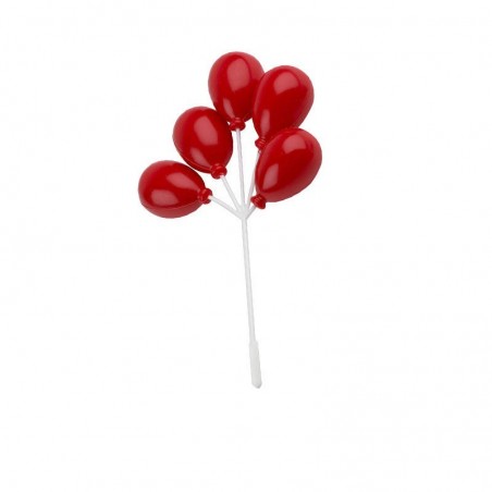 1080308 BALLONS ROUGES 72PCESS/CD