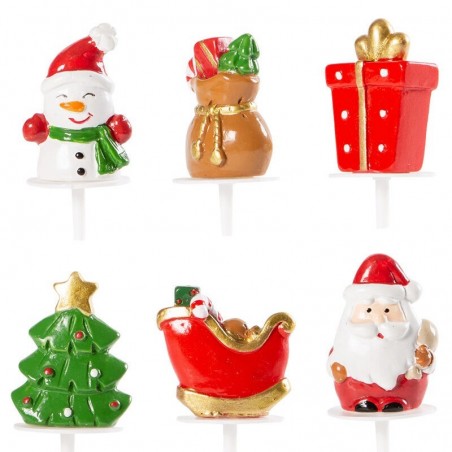 15297 ASSORTIMENT KERSTFIGUREN 60 STUKKEN DOOS