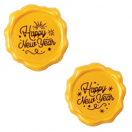 15448 STEMPEL HAPPY NEW YEAR 120 STUKKEN DOOS