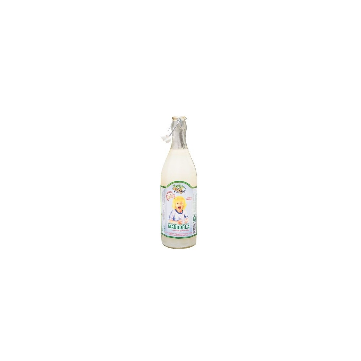 ALMOND MILK MANDORLA LE PALME 1 LITER  BOTTLE