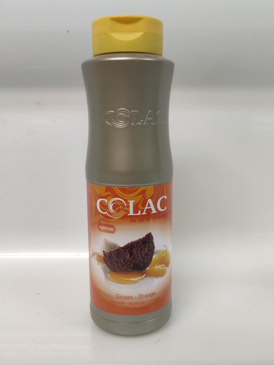 COLAC TOPPING ORANJE 1KG  FLES