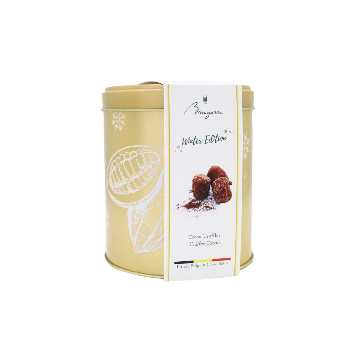 BRUYERRE BOITE METAL 250GR WINTER TRUFFE CACAO