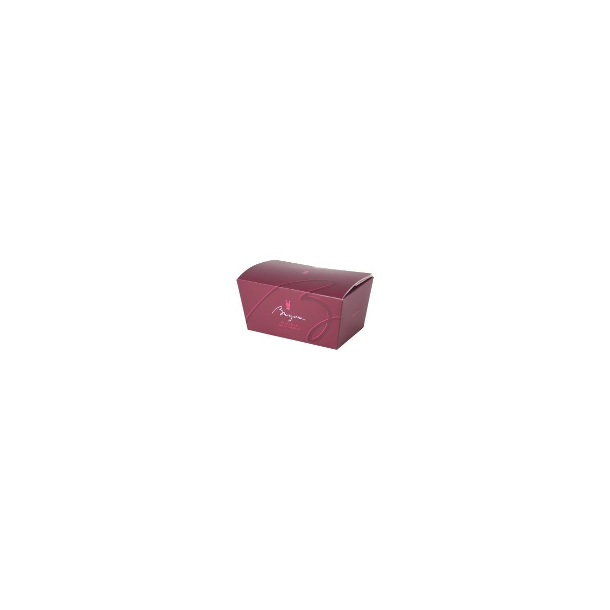 EMPTY BURGUNDY BOX 750GR BRUYERRE 50 PIECES 