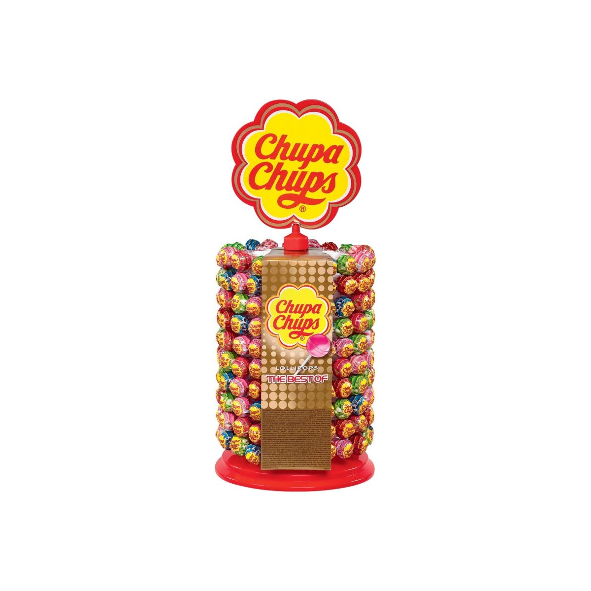 LOLLY CHUPA CHUPS DISPLAY VAN 200 STUKKEN  DOOS