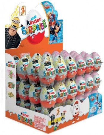 BONBONS KINDER SURPRISE  72 PCES DE RETOUR EN AUTOMNE ....