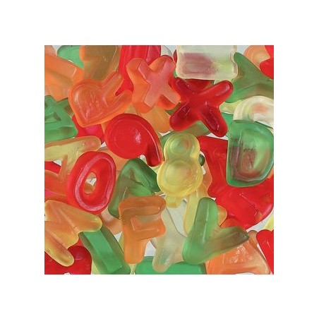 HARIBO ABC FIGURES LETTERS 3KG  BAG