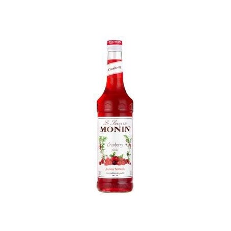 MONIN CRANBERRY SIROOP 70CL  FLES