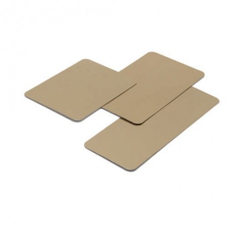 CAKE BOARD GOLD FOR LOG BOX 59 X 13 CM PAR 50 PIÈCES FOSTPLUS INCLUS  PACKAGE