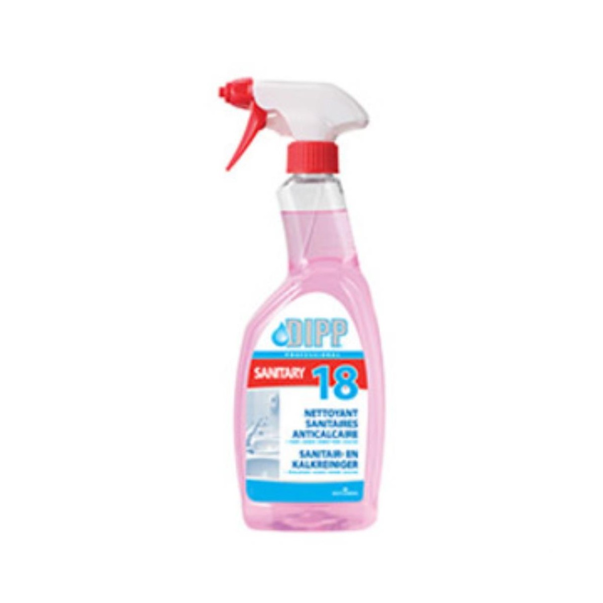 DIPP 18 NETTOYANT SANITAIRE ANTICALCAIRE  750ML