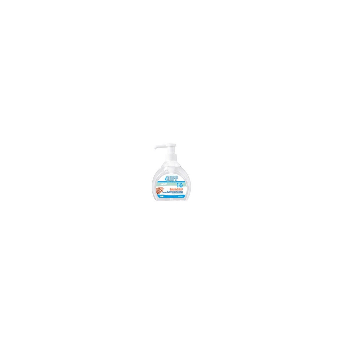 DIPP 16 GEL MAINS HYDROALCOLIQUE SANS EAU 500ML