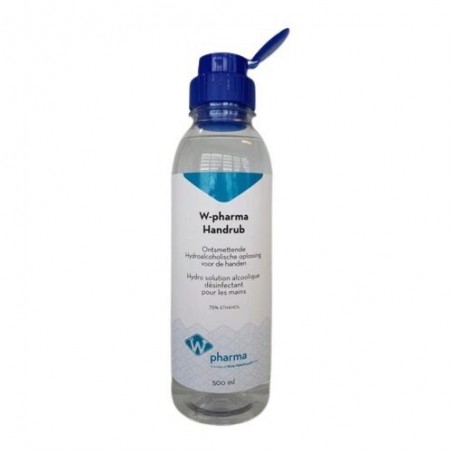 W-PHARMA 500ML HYDRO-ALCOHOLISCHE HANDOPLOSSING