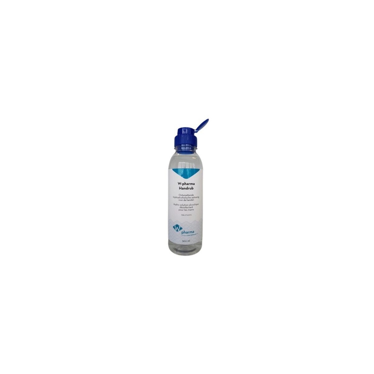  W-PHARMA 500ML SOLUTION MAIN HYDRO ALCOOLIQUE DESINFECTANT POUR LES MAINS SQUEEZER