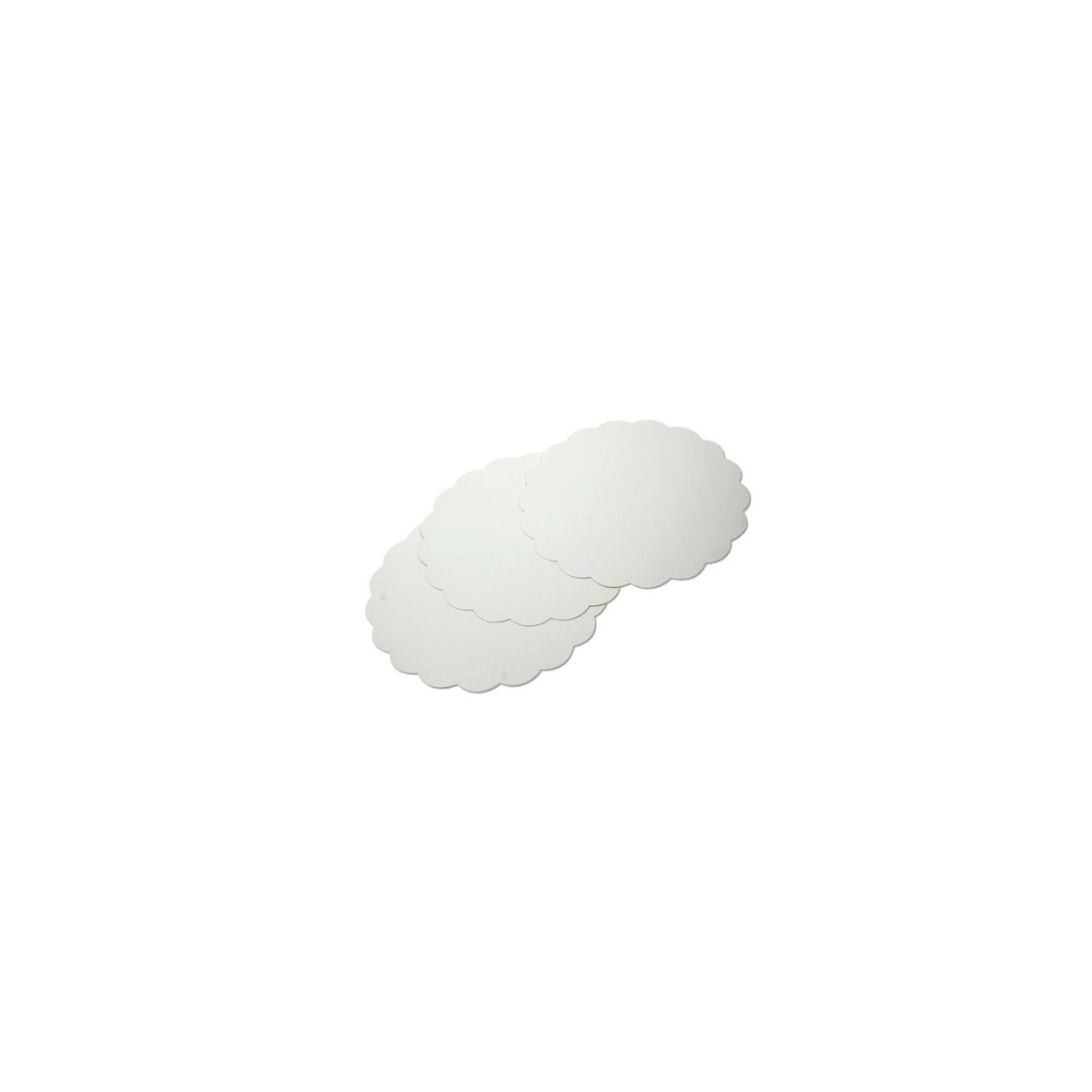 WHITE CAKE BOARD STANDARD  Ø17CM 5PCESFOSTPLUS INCLUDED