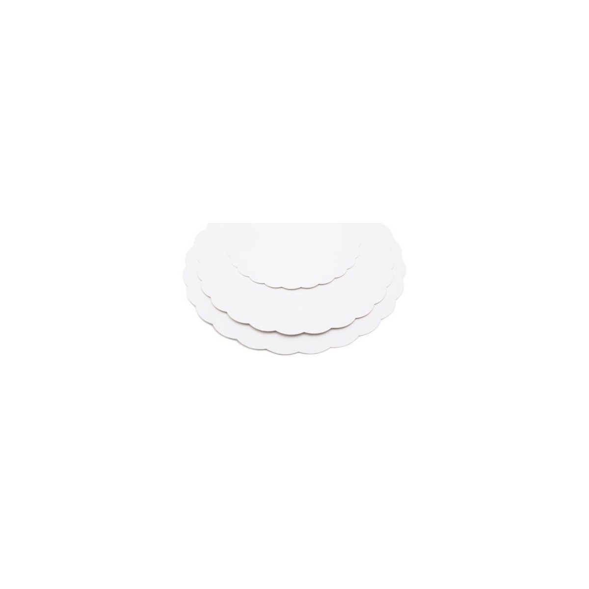 WHITE CAKE BOARD STANDARD Ø32CM FOSTPLUS INCLUDED 5KG  KG