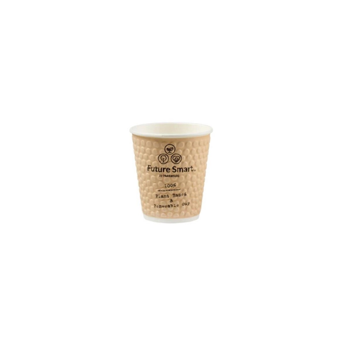 GOBELET BOISSONS CHAUDES CARTON DOUBLE PAROIS 200ML 80X88MM PAQUET DE 35 PCES