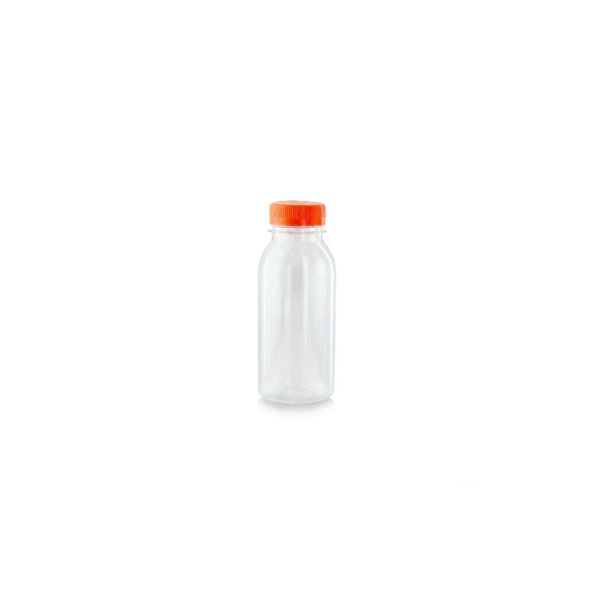 BOUTEILLE PLASTIQUE BOUCHON ORANGE 250ML300 PCSSCDE