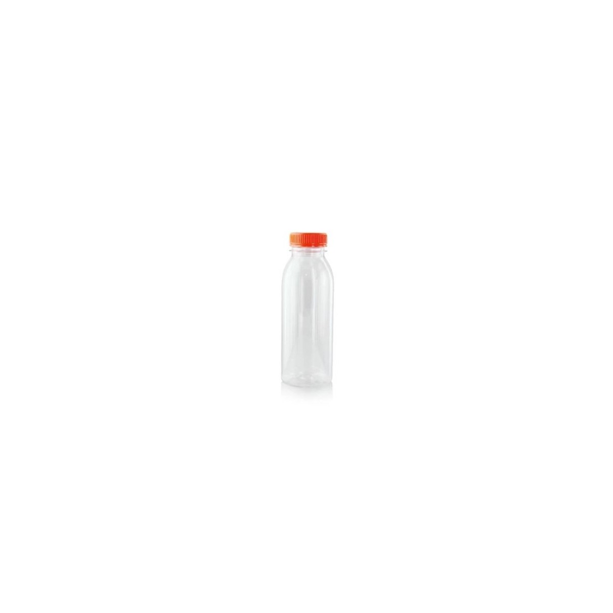 PLASTIC BOTTLE ORANGE CAP 330ML 240PCS