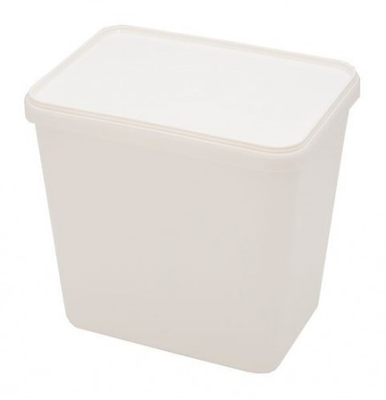 PLASTIC ICE CREAM BOX 5L WITHOUT LID 88 PIECES 