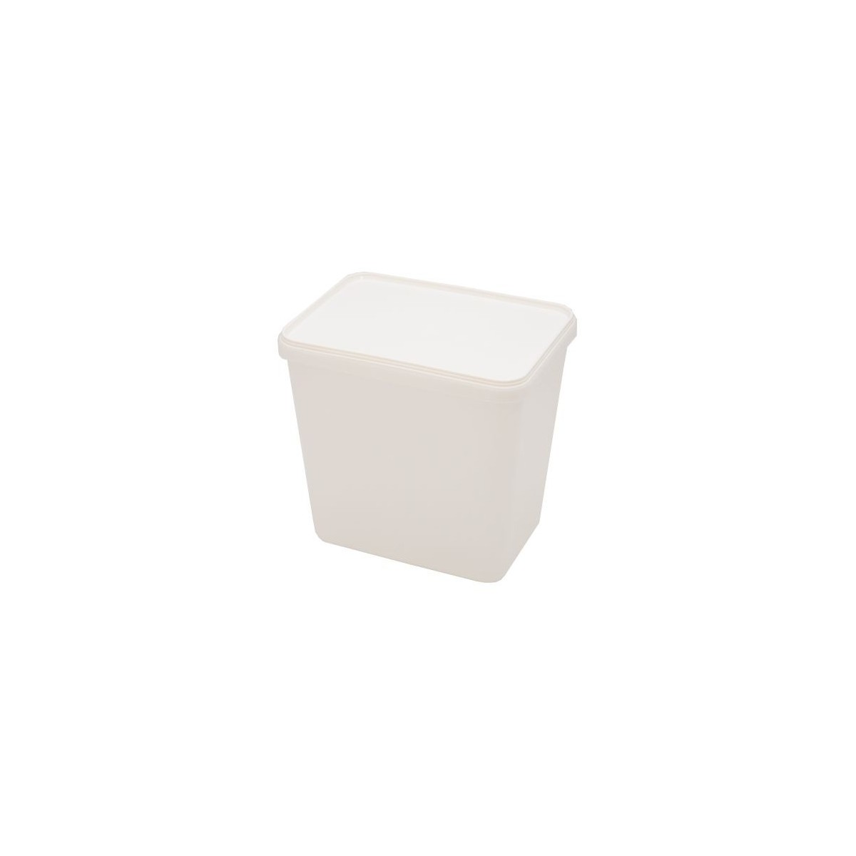 PLASTIC ICE CREAM BOX 5L WITHOUT LID 88 PIECES 