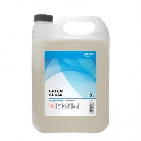 + REALCO LIQ1051 GREEN GLASS ECO DETERGENT 4 X 5L