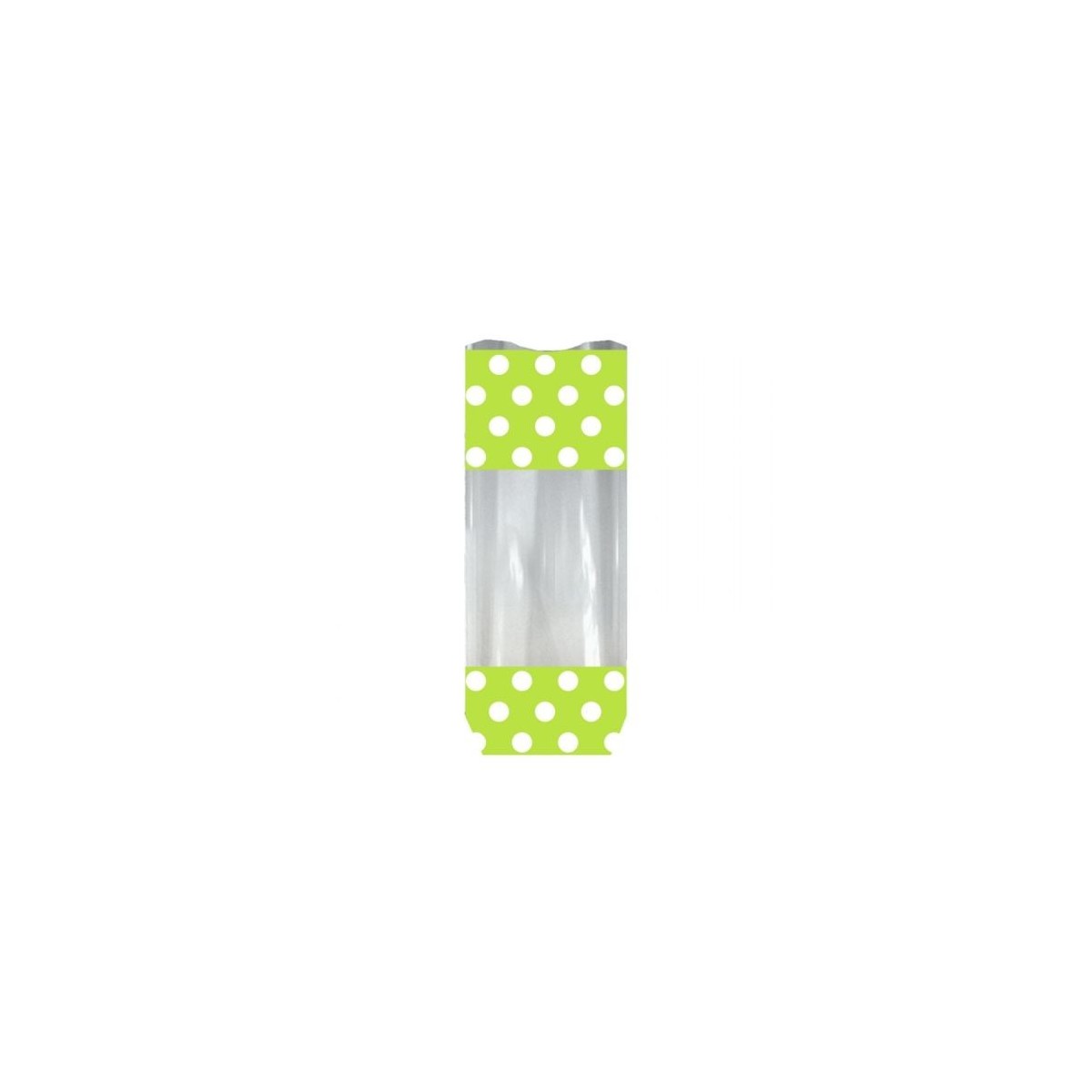 SACHET CELLO NEUTRE & VERT FOND CARTON 250GR  100X220MM 100 PCES