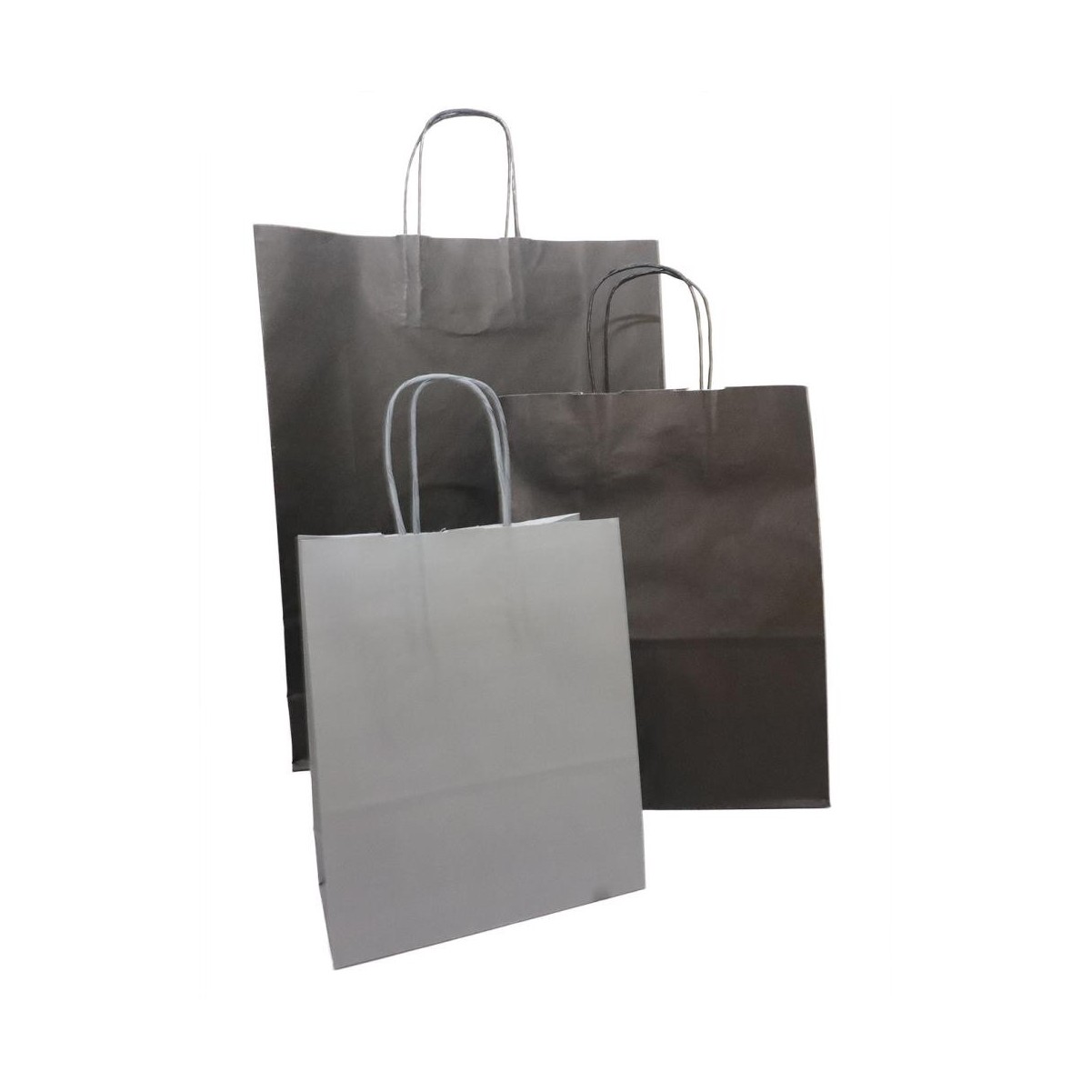 SAC PAPIER KRAFT GRIS 180X80XH/22 CM COLIS DE 50 SACS