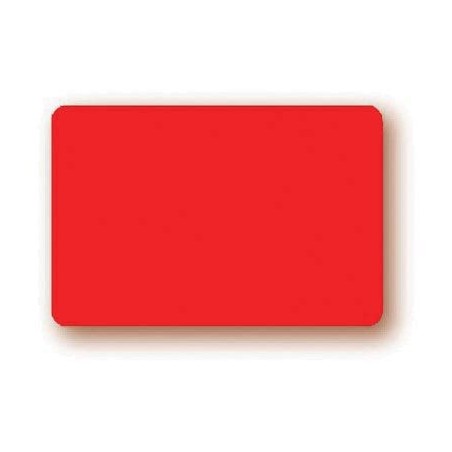 ROOD FLUO LABEL 6X4CM 10 STUKKEN