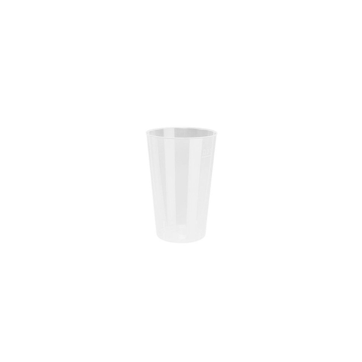 PP HELDER HERBRUIKBAAR DRINKGLAS 7,9X11,9CM 300ML 25ST