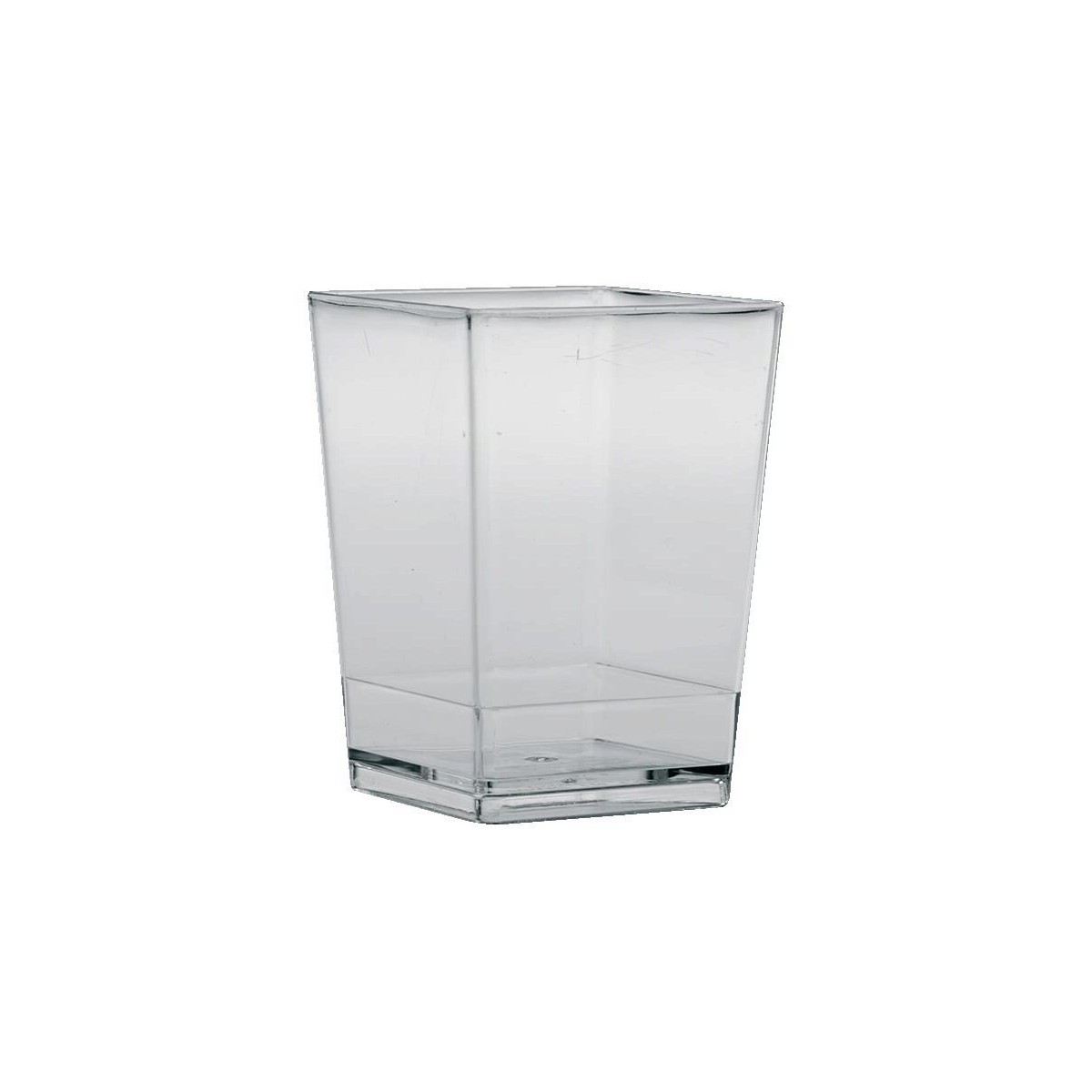 VERRINE PLASTIQUE CUBIC 120ML SACHET DE 100 PCS