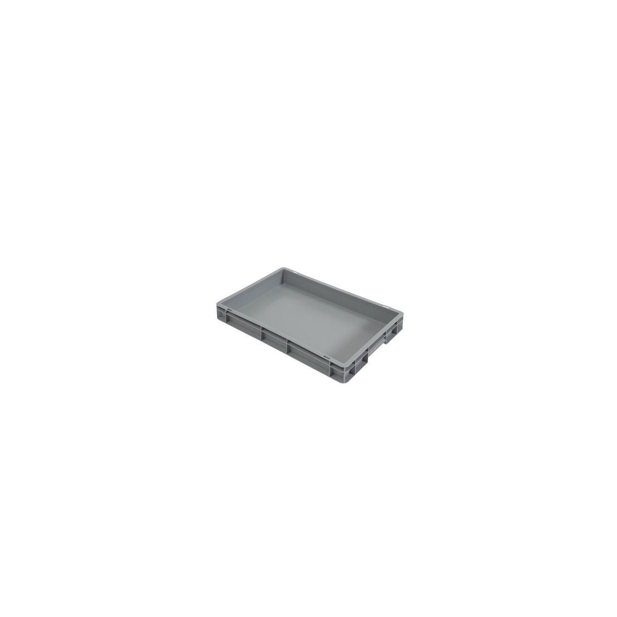 BAC EURONORM PF/PLEIN 60X40XH8CM GRIS-15LBUDGET LINE