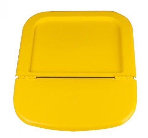 COUVERCLE BAC A INGREDIENTS 15L JAUNE 40 X 43 CM