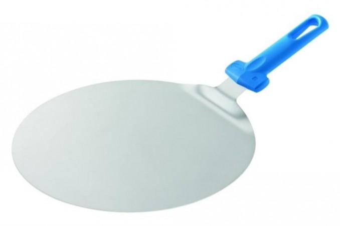 ROUND ALUMINIUM PIZZA PEEL DIA 28CM SHORT HANDLE