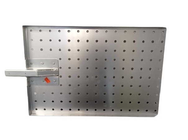 ALUMINIUM GEPERFOREERD OVENPAAL40X60CM 3 RANDEN INGANG 40CMSTUK