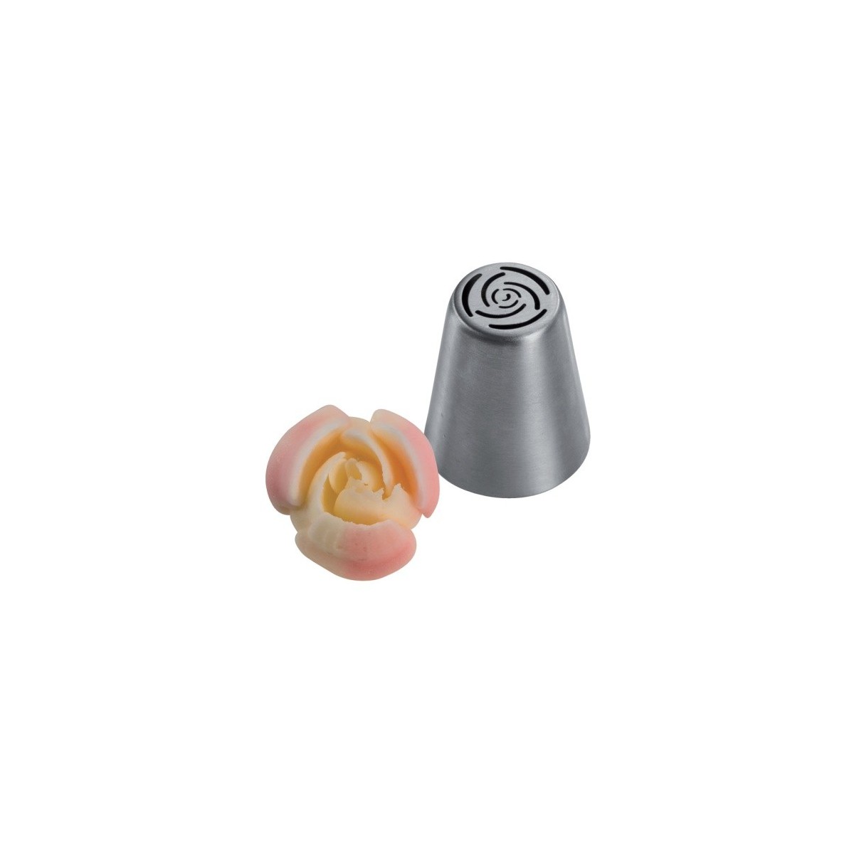 DOUILLE DE GLACAGE INOX A PETITE ROSE BX0017 