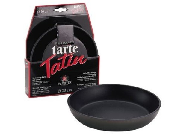 MOULE A TARTE TATIN EN ALUMINIUM 24 CMANTI ADHESIF 4 A 6 PORTIONS