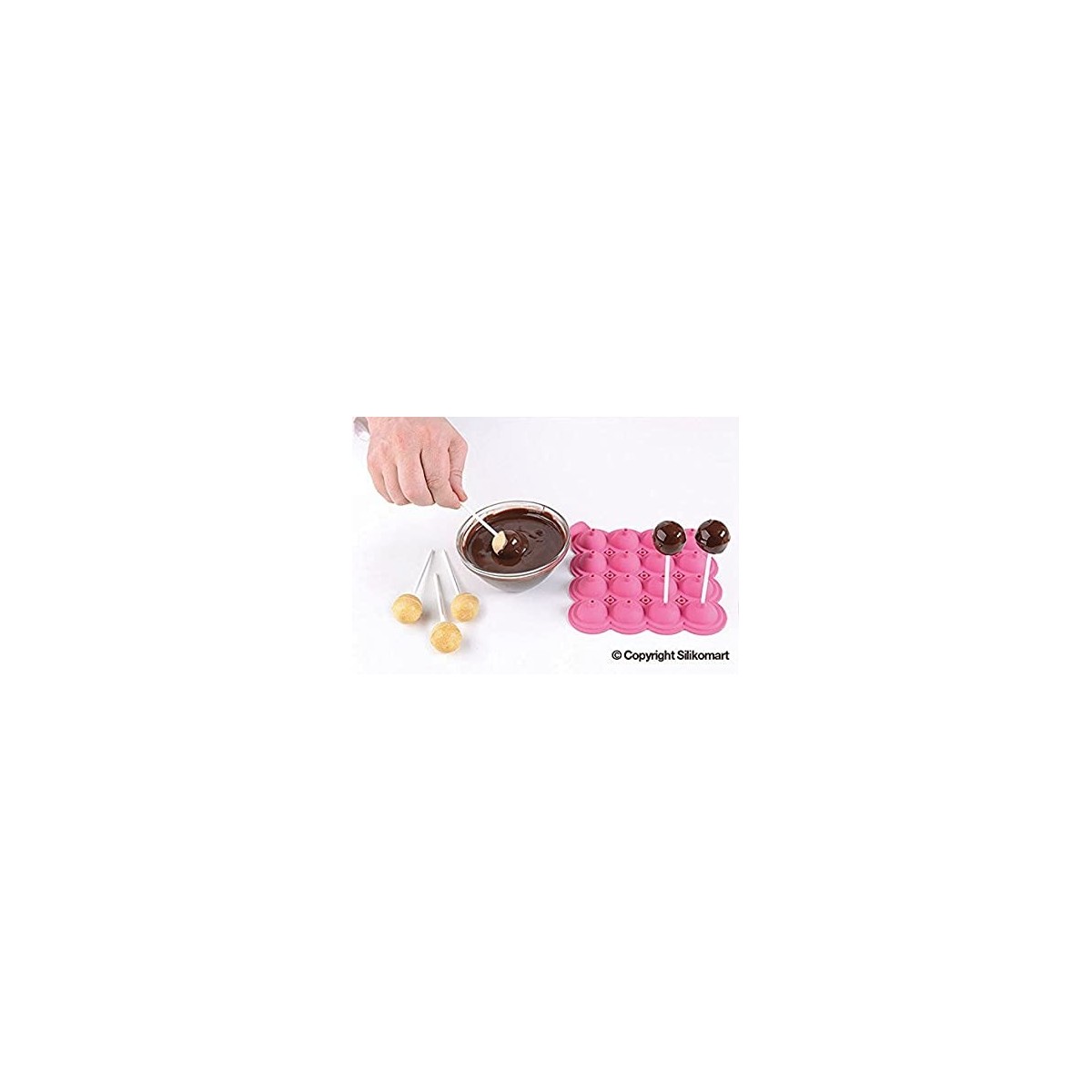 ++MOULE SILIKOMART POP CAKE WONDER POPS 30MM