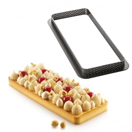 MOULE SILIKOMART TARTE RING RECTANGULAR 265 X105MM H 20MM