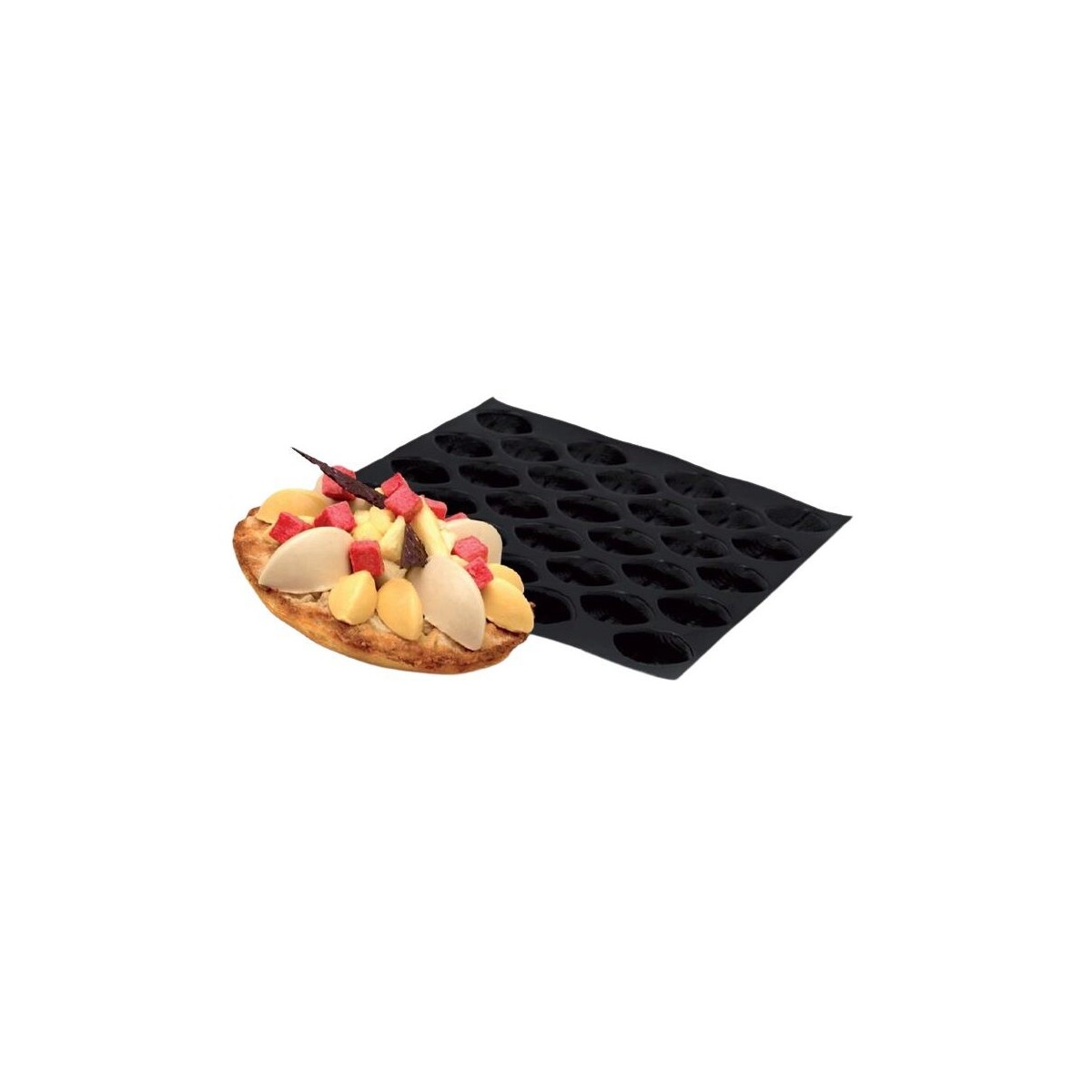 FP-03072 FLEXIPAN® ORIGINE MINI QUENELLE 30X20CM 18EMP 29X19CM 4,2X2,6 H2CM 