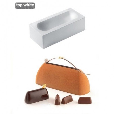 SILIKOMART MOULE GIANDUJA EN SILICONE 250 X 80 HT 90MM VOLUME 1200ML