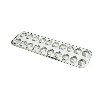 GOBEL PLAQUE 20 MADELEINES 4,2CM FER BLANC