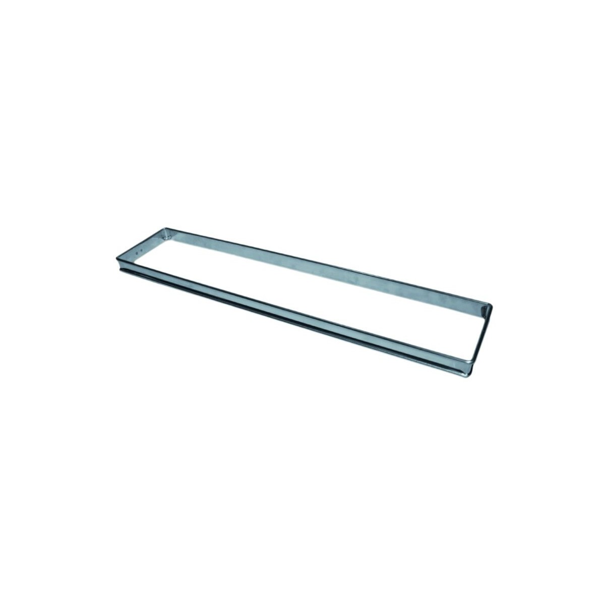 CADRE INOX RECTANGULAIRE 50X11HT2.5CM SANS FOND 