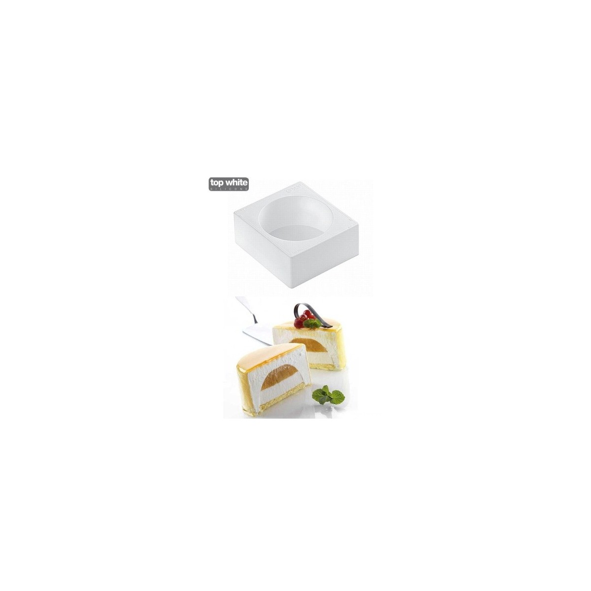 ROND SINICONEVORM INDIVIDUEEL TORTAFLEX DIAM 100 H50MM VOL 389ML